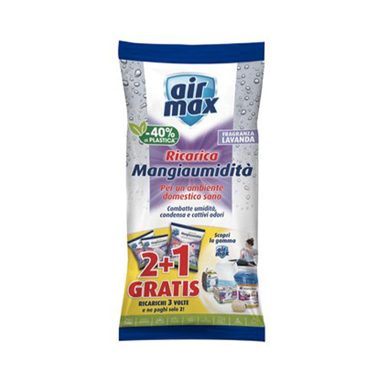 Sali assorbi umidità per deumidificatore "Air max vortex" 900 grammi + 450 gratis in Deumidificatori La Zappa - Altamura, commercioVirtuoso.it
