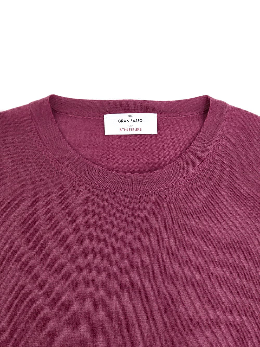 Gran Sasso Maglia Girocollo in Lana Viola da uomo in Maglioni Drestige - Casamassima, commercioVirtuoso.it