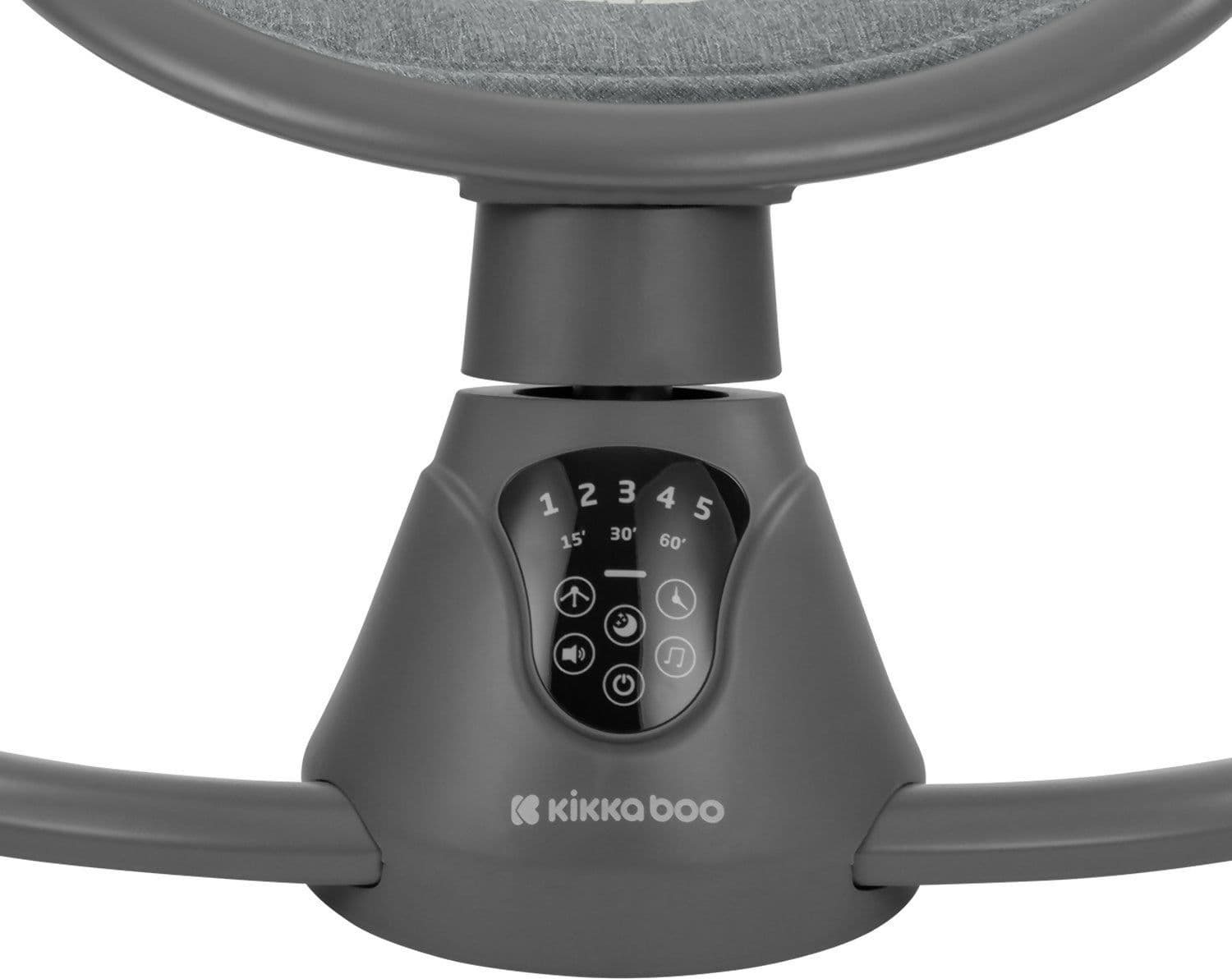 KIKKABOO Sdraietta Dondolo Elettrica Side to Side Swing Twiddle - colore GREY - grigio - Altalena Musicale per Neonati, Sedia a Dondolo con Telecomando, rilassante, calmante in Sdraiette e dondolini Sanitaria Gioia del Bimbo - Villa San Giovanni, commercioVirtuoso.it
