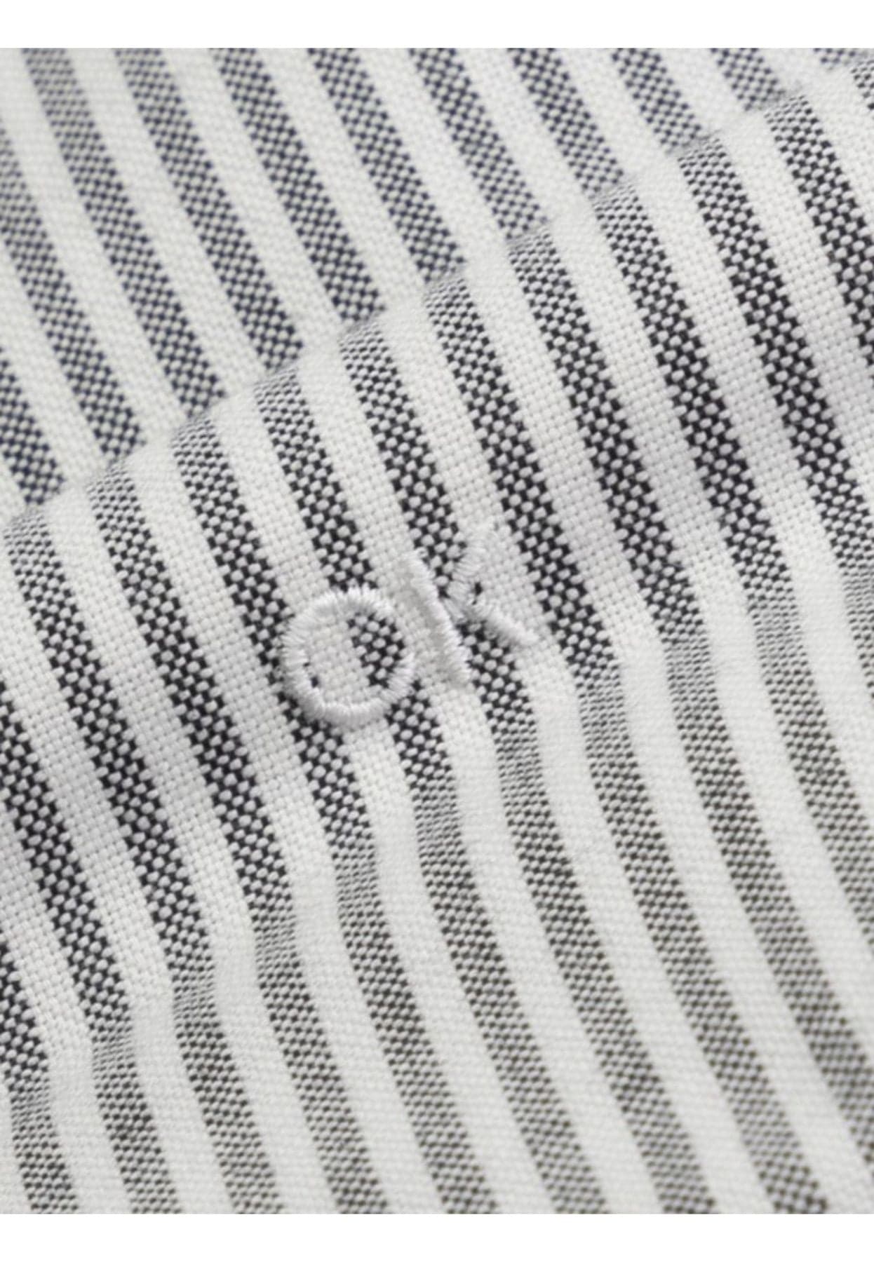 calvin klein CAMICIA WASHED OXFORD STRIPE SLIM da uomo in Camicie casual Drestige - Casamassima, commercioVirtuoso.it