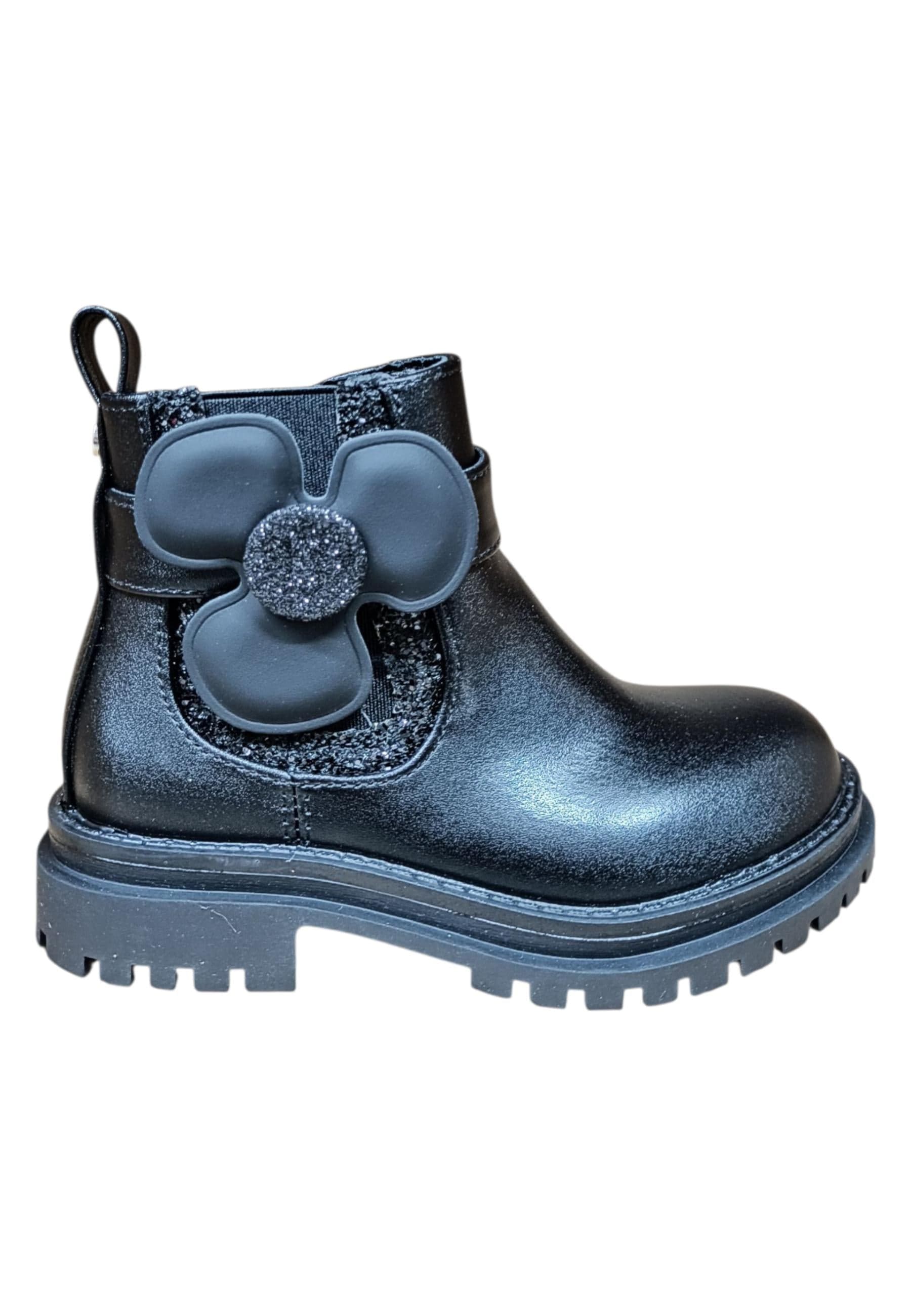 Stivaletti bambina Gioseppo Bred nero pelle - Stile classico con zip laterale - 6