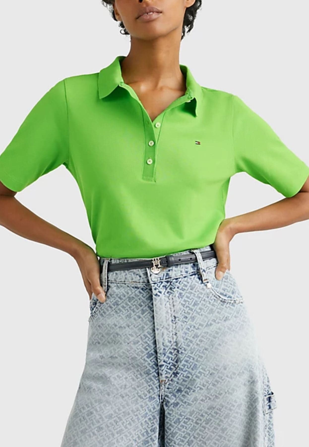 Tommy Hilfiger POLO 1985 REG PIQUE POLO SS da donna in Polo Drestige - Casamassima, commercioVirtuoso.it
