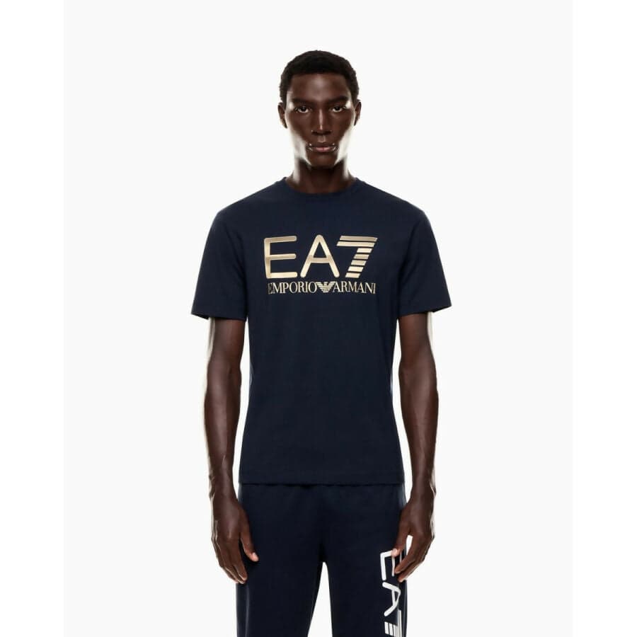 Emporio Armani T-Shirt Uomo Logo Series in Cotone Con Maxi Logo in T-shirt Euforia - Bronte, commercioVirtuoso.it