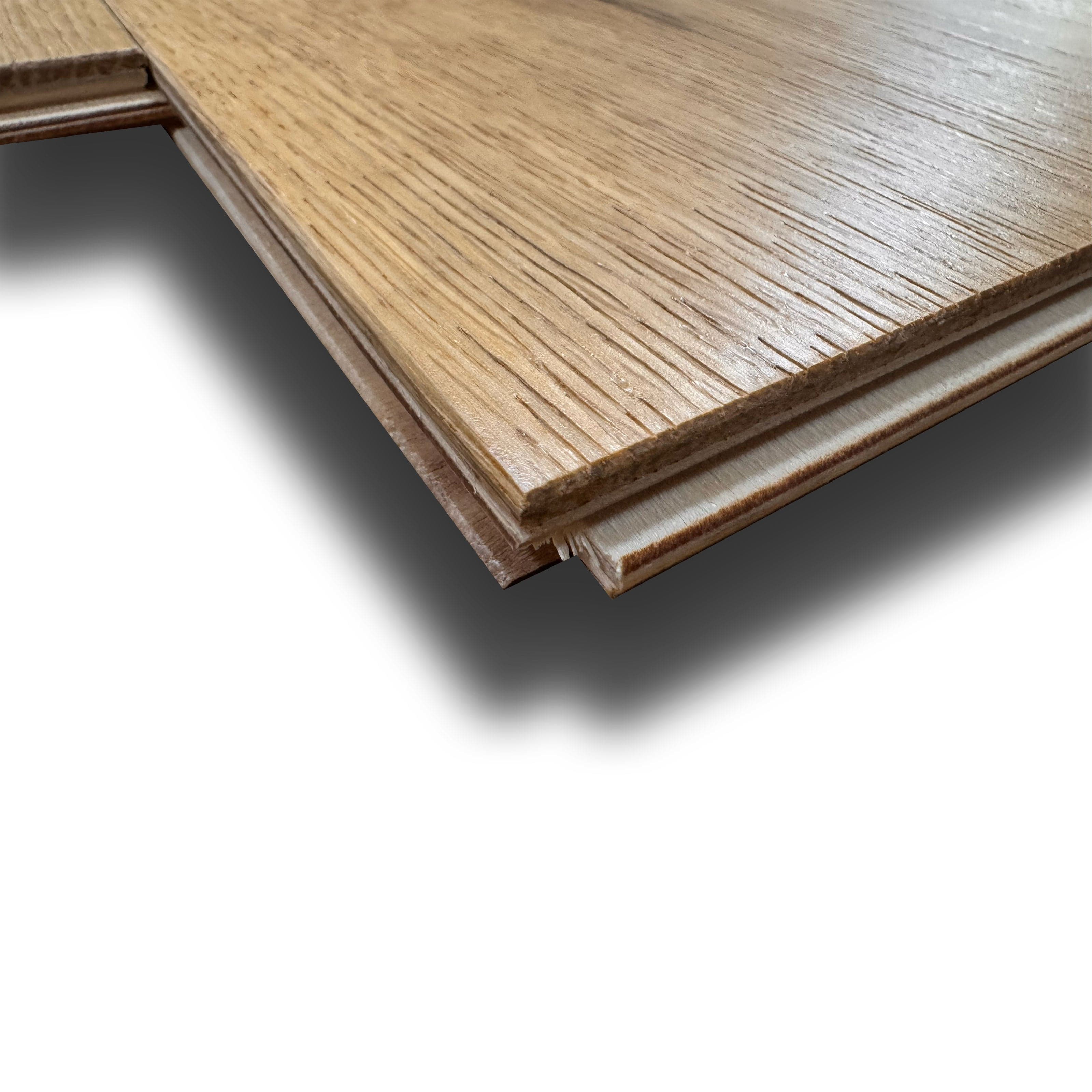 €32,99MQ *MEGA STOCK* Lotto da 36mq di Listone prefinito ROVERE eff. Cera bisell. Spazz. 12x180x2400mm (3 nobile) - Eternal Parquet