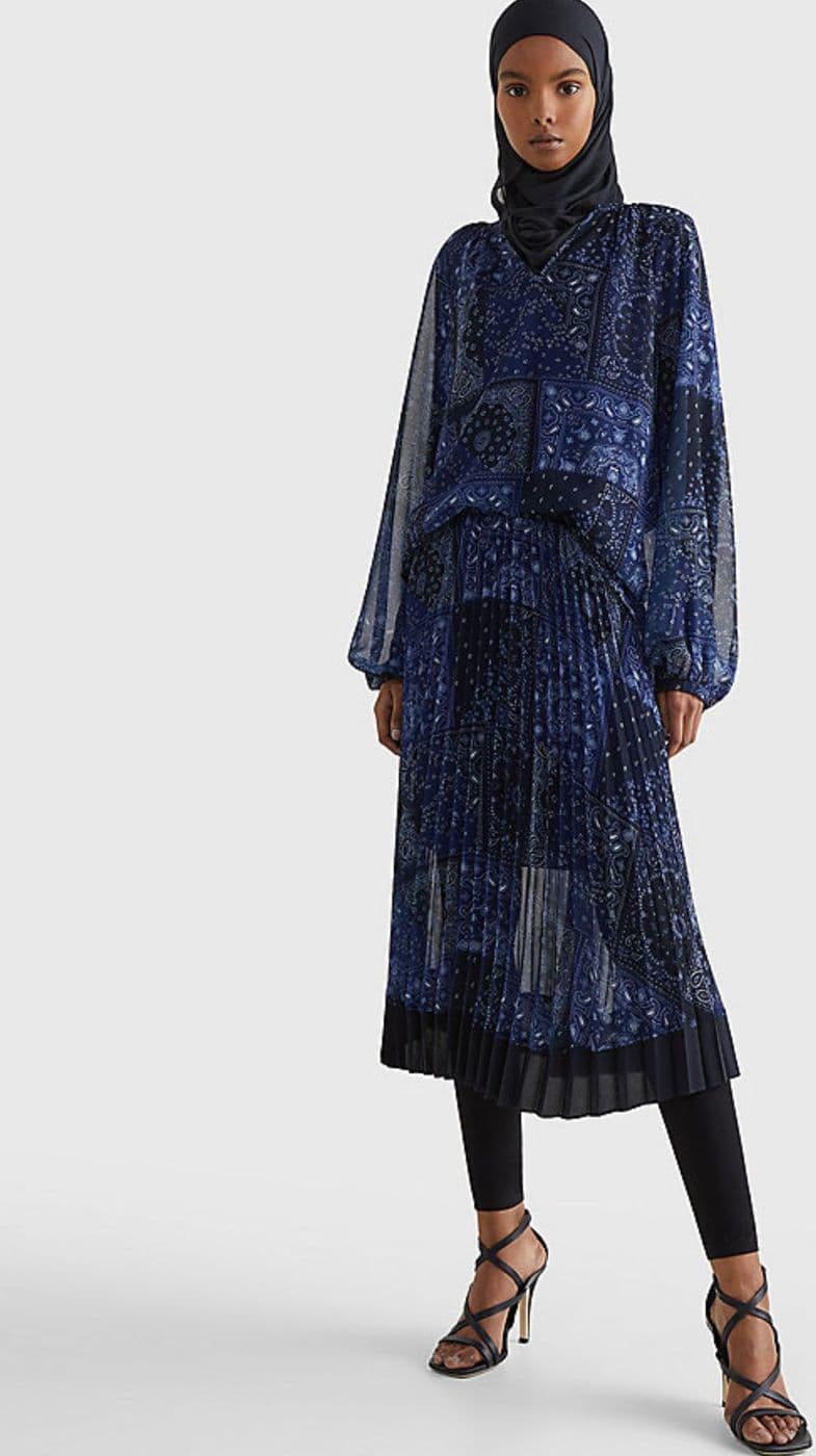 Tommy Hilfiger GONNA MIDI PAISLEY da donna in Gonne Drestige - Casamassima, commercioVirtuoso.it