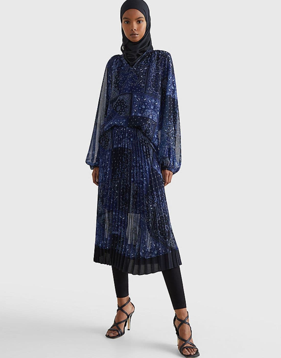 Tommy Hilfiger GONNA MIDI PAISLEY da donna in Gonne Drestige - Casamassima, commercioVirtuoso.it