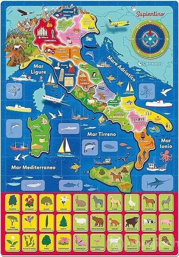 Sapientino puzzle italia magnetica in Animali Cartoleria Deja Vu - Crotone, commercioVirtuoso.it