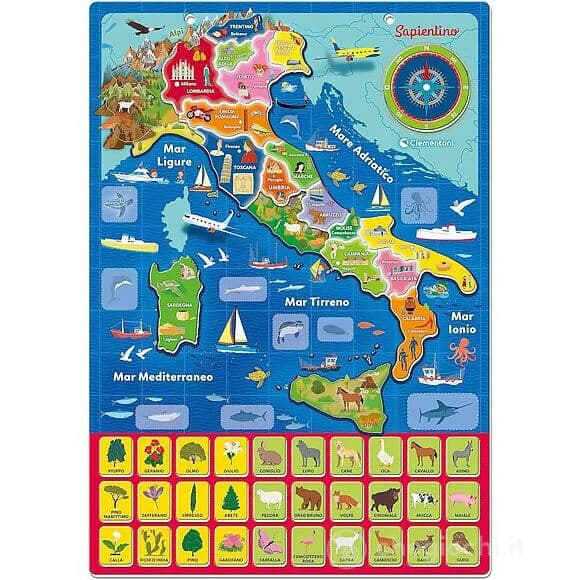 Sapientino puzzle italia magnetica in Animali Cartoleria Deja Vu - Crotone, commercioVirtuoso.it