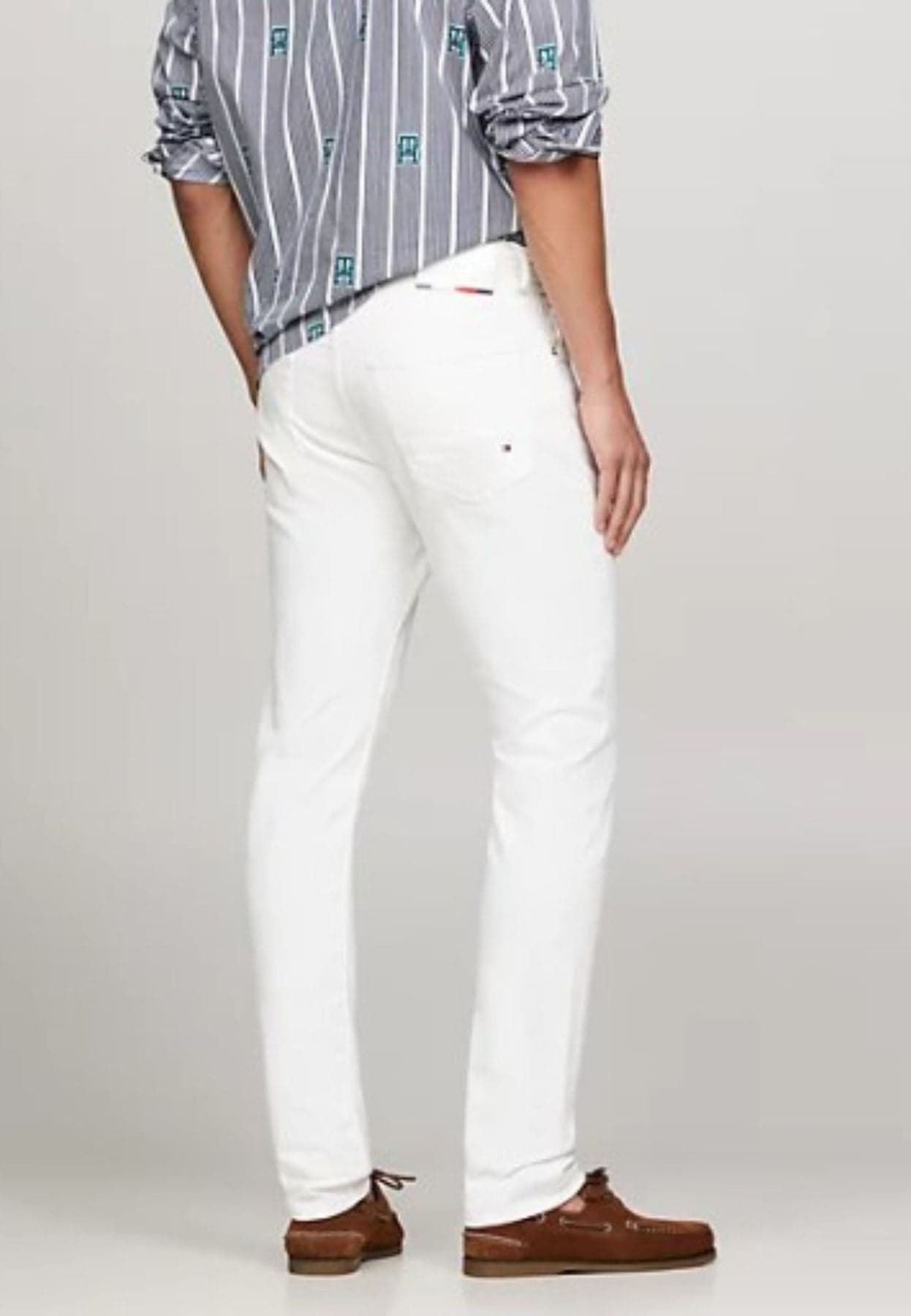 Tommy Hilfiger jeans TAPERED HOUSTON PSTR GALE WHITE da uomo in Pantaloni Drestige - Casamassima, commercioVirtuoso.it