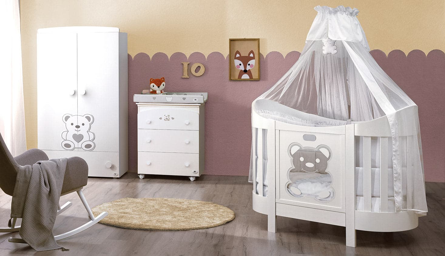 Letto Ovale Cuoricini Olly in Lettini con sbarre La Casa Del Bebè - Napoli, commercioVirtuoso.it