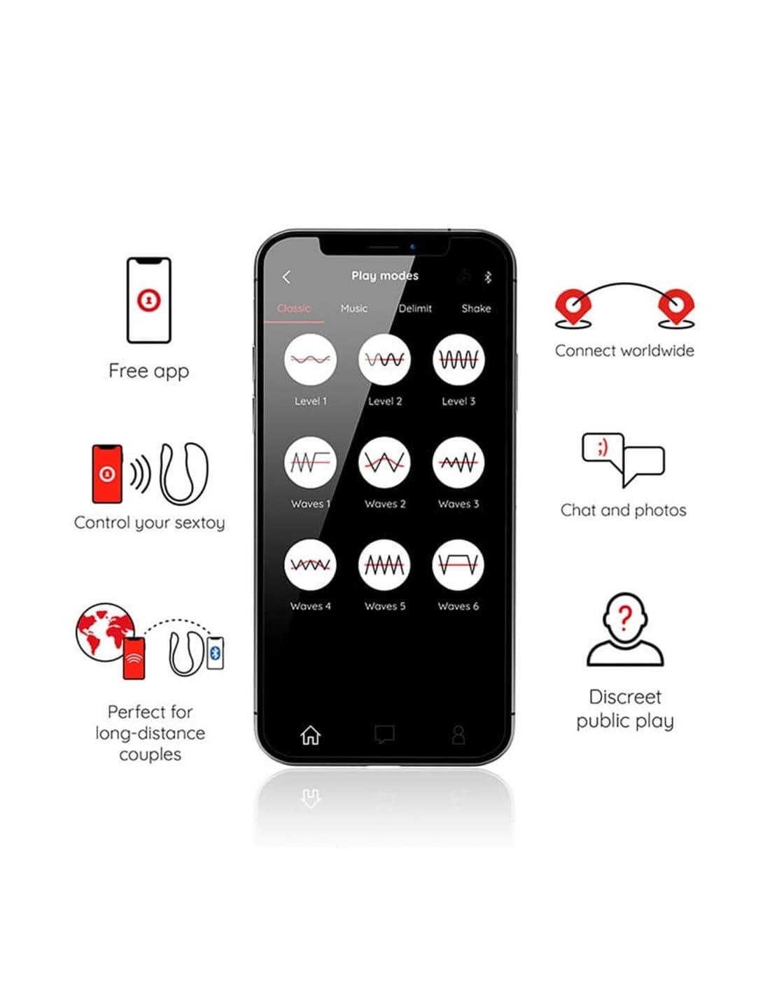 ) ???? ONINDER Nairobi Ovetto Vibrante Bluetooth Rosa ???? | Silicone Medicale | IPX7 Waterproof ???? | Ultra Silenzioso 55 dB ???? | Ricaricabile USB ⚡ | Controllo App in prodotto Erosdom - Palmi, commercioVirtuoso.it