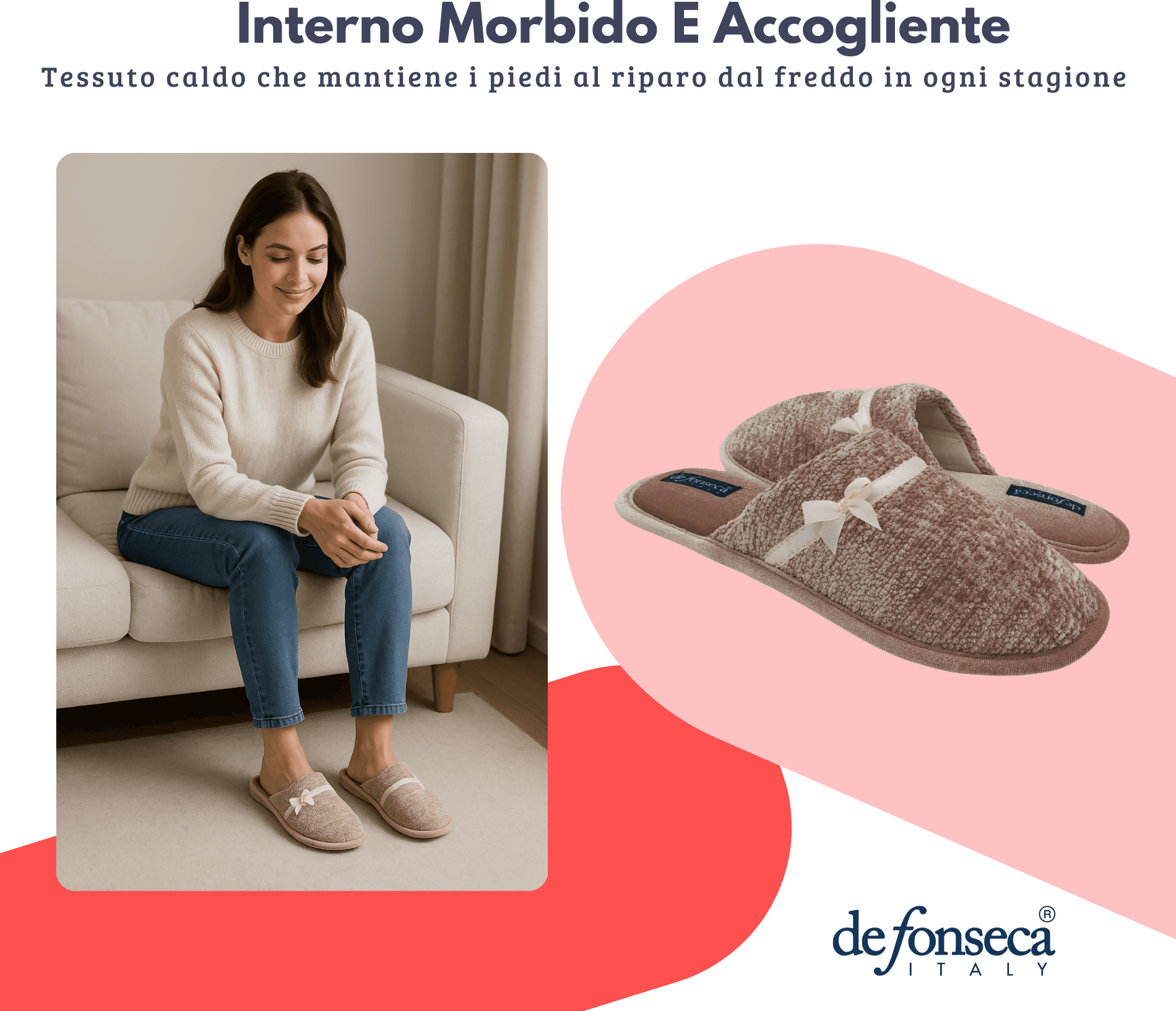 de fonseca Calde Ciabatte Uomo Donna, Pantofole Invernali Chiuse da Casa, Lavabili e per Ospiti in Ciabatte moda Primo Calzature - Venezia, commercioVirtuoso.it