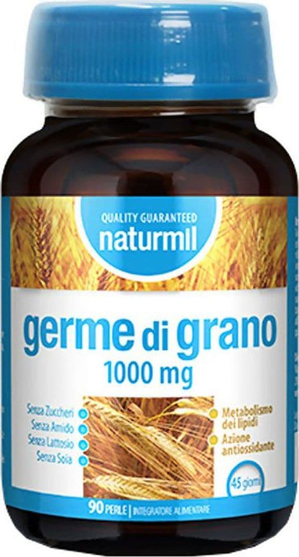 Germe di grano 90 perle Naturmil. Integratore alimentare utile per il metabolismo dei lipidi e per l'azione antiossidante.