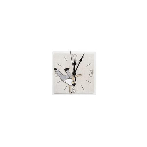 Orologio in legno mdf da appoggio, personalizzabile. Misure cm. 16 x cm. 16 - 7