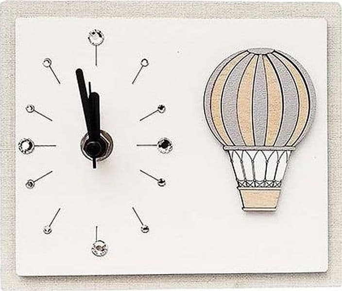 Orologio in legno mdf con applicazione personalizzabile. Misure cm. 15 x 12 h. – COPERNICO – Noah Srl