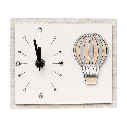 Orologio in legno mdf con applicazione personalizzabile. Misure cm. 15 x 12 h. - 9