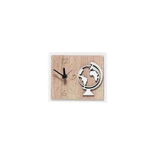 Orologio in legno mdf con applicazione personalizzabile. Misure cm. 15 x 12 h. - 10