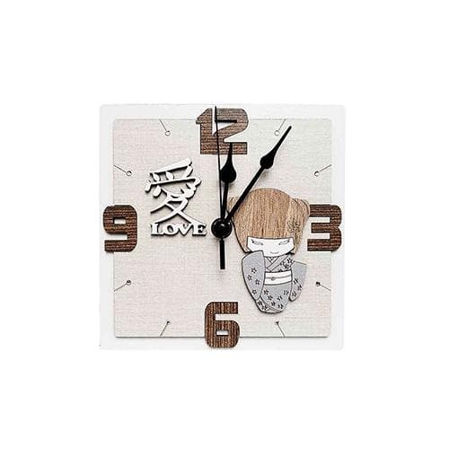 Orologio in legno mdf con strass, personalizzabile. Disponibile in diverse misure. - 2