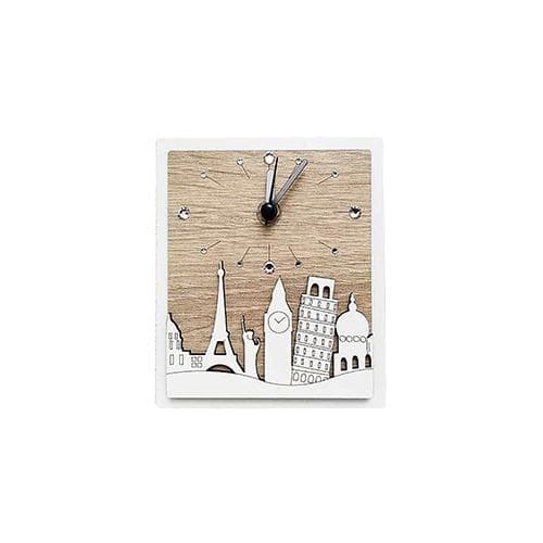 Orologio in legno mdf con strass, personalizzabile. Disponibili due diverse misure. - 3