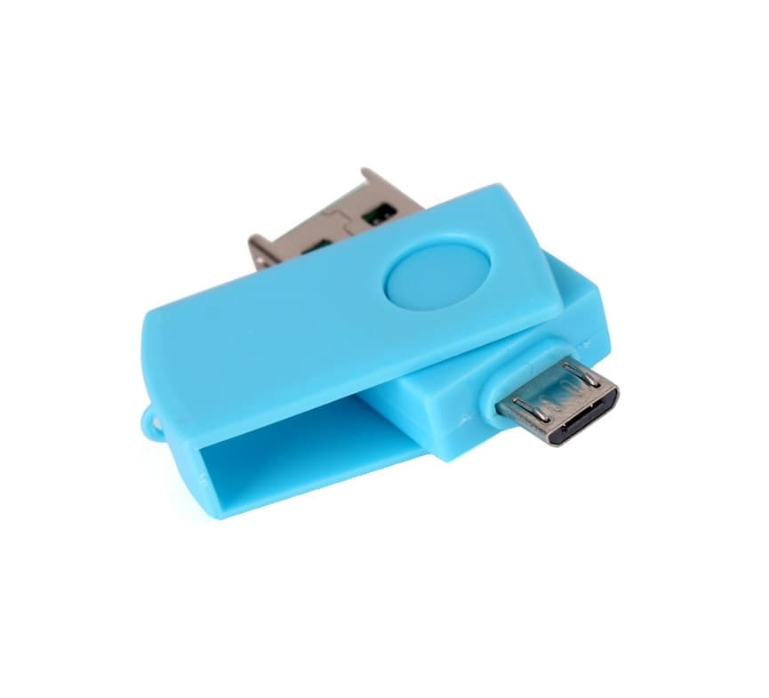 Lettore di Micro SD OTG/USB per smartphone e tablet in Lettori schede di memoria esterni DFP Elettronica Store - Scafati, commercioVirtuoso.it