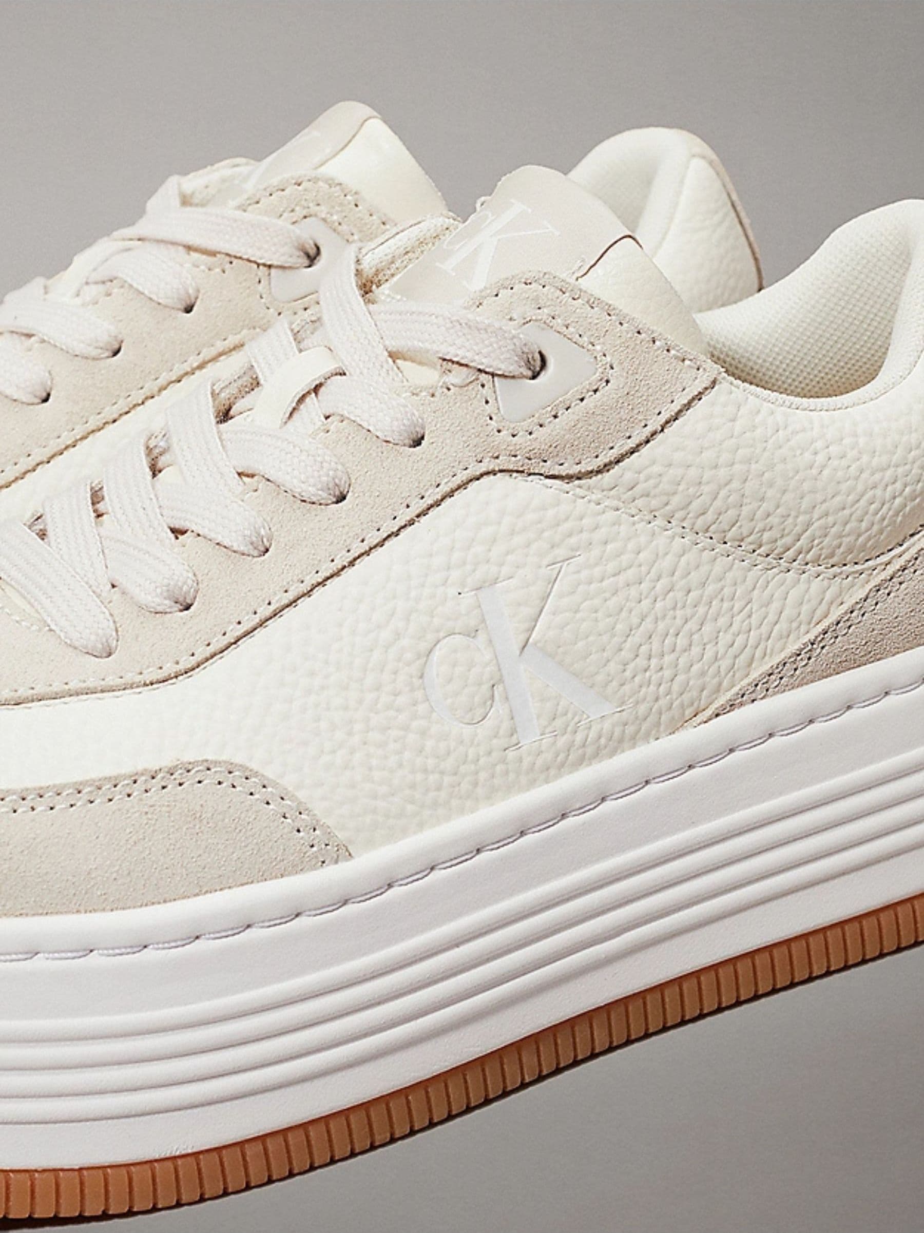 calvin klein Sneakers BOLD FLATF LOW LACE TUMB LTH da donna in Sneaker casual Drestige - Casamassima, commercioVirtuoso.it
