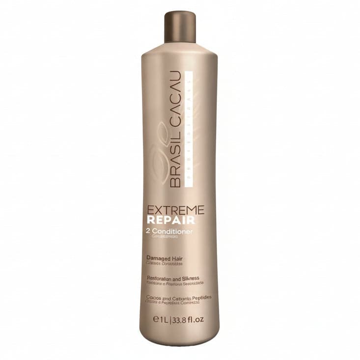 Cadiveu brasil cacau extreme repair conditioner 1000 ml, ristrutturante per capelli danneggiati
