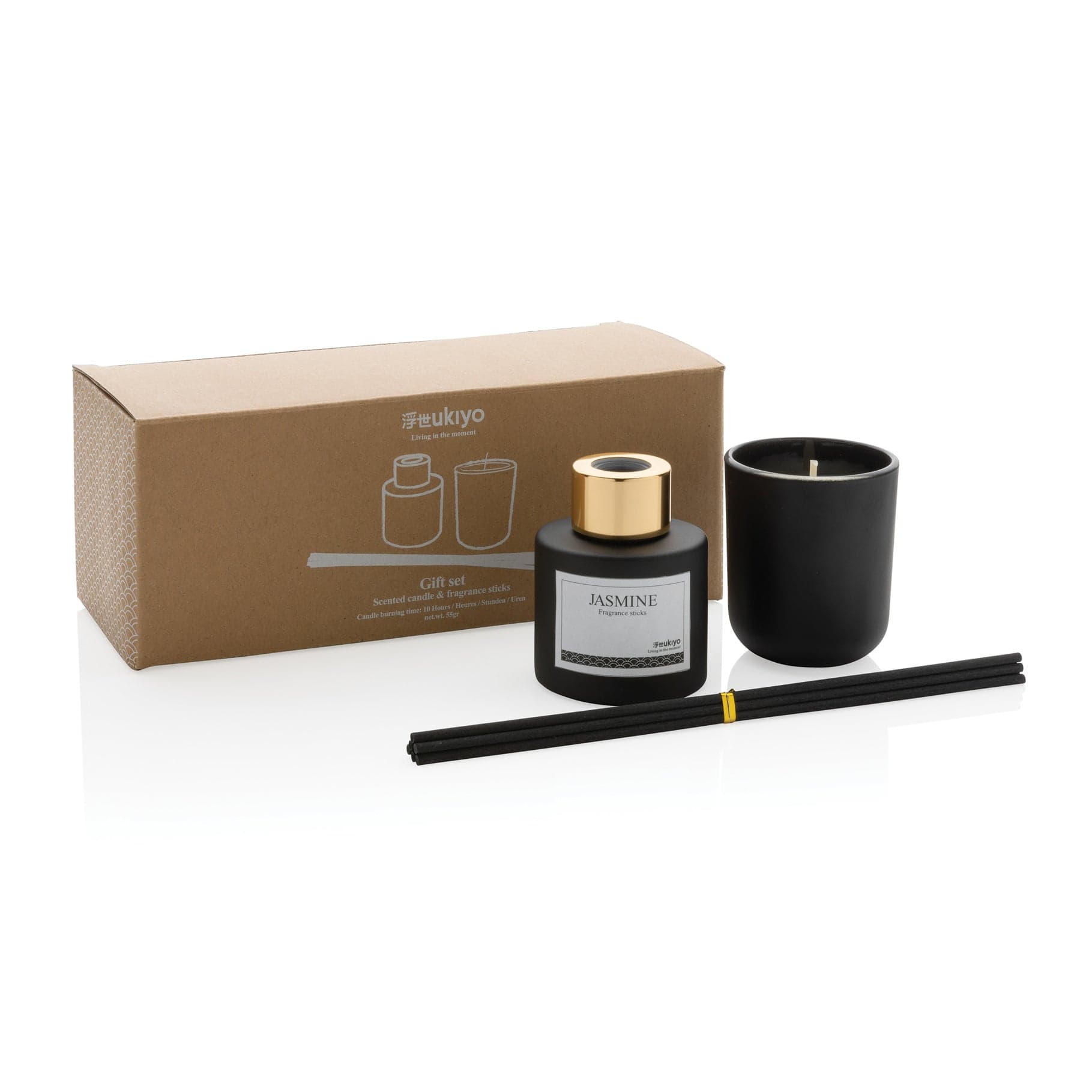 Set Regalo XD Connects Candela e Fragranza Ukiyo Black in Set regalo Glad Store - Genova, commercioVirtuoso.it