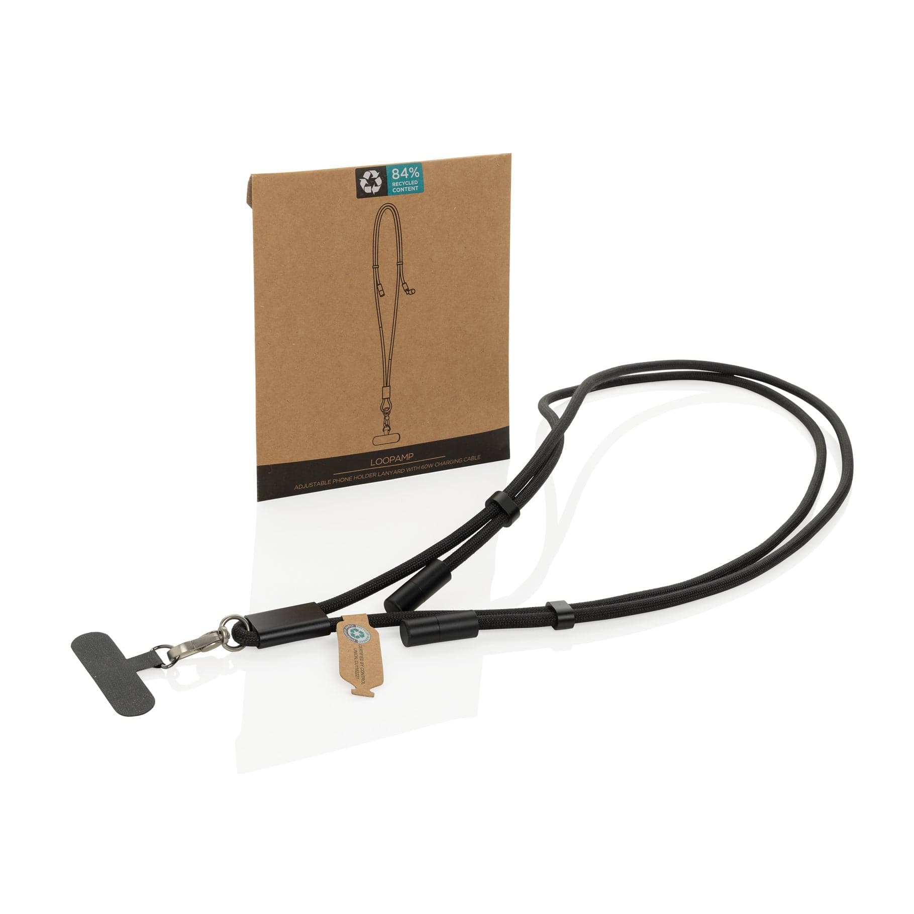 Portachiavi XD Connects LoopAmp Connects Cavo Lanyard 60W Black in Porta badge Glad Store - Genova, commercioVirtuoso.it