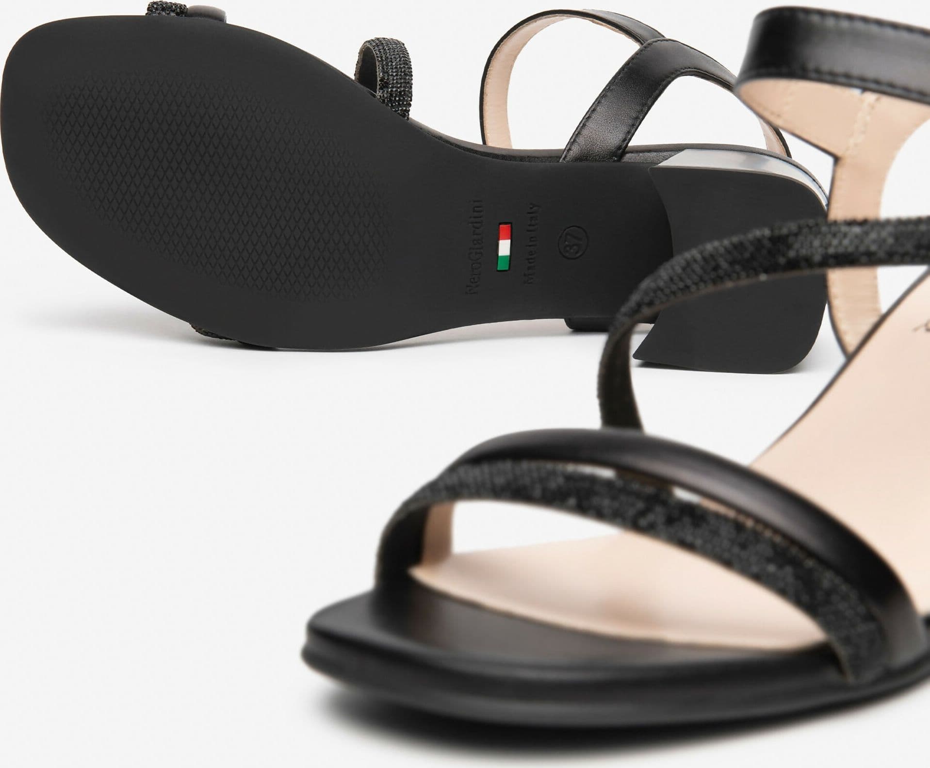 NeroGiardini Donna Sandali in Pelle in Scarpe col tacco Cantali Calzature - Randazzo, commercioVirtuoso.it