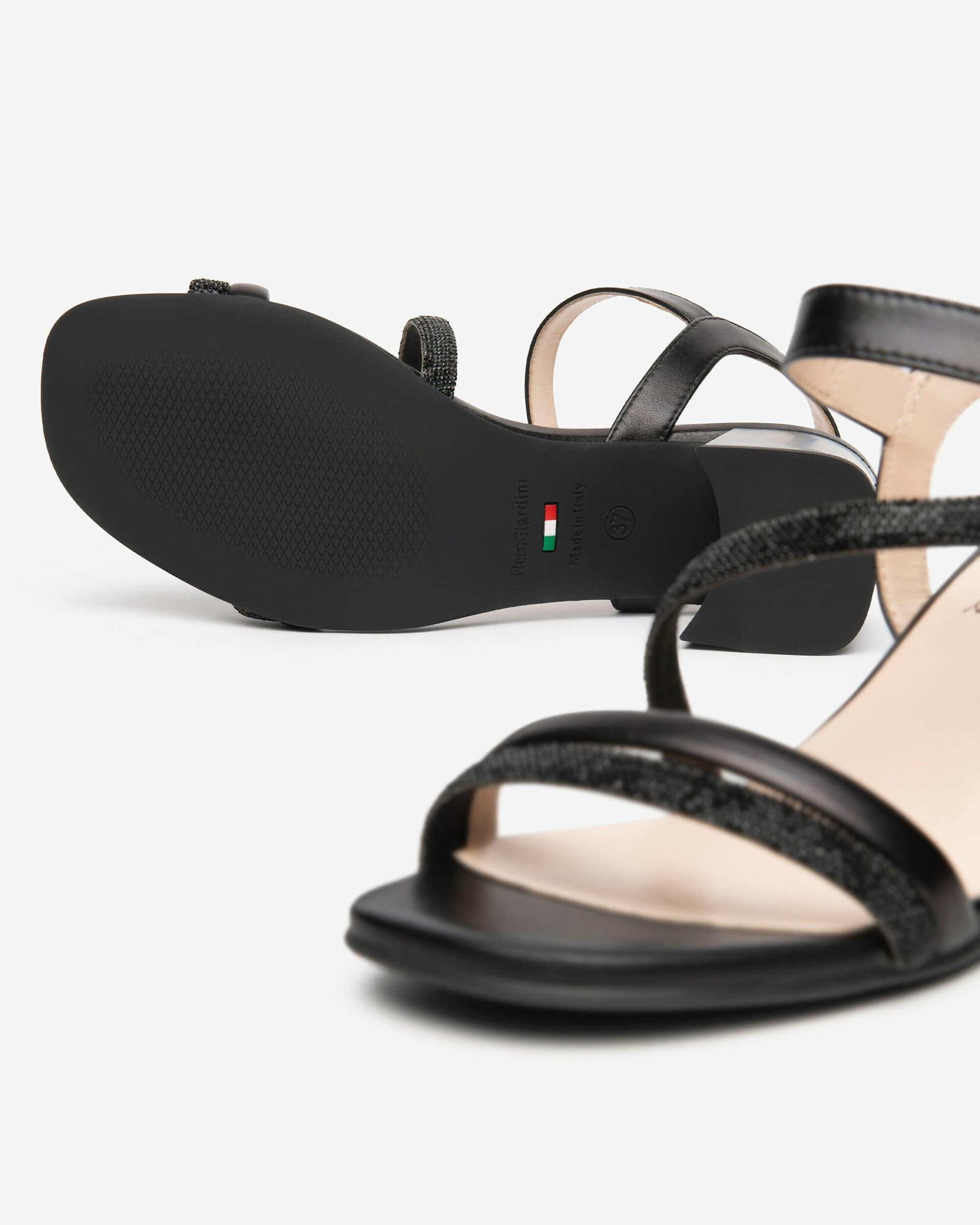 NeroGiardini Donna Sandali in Pelle in Scarpe col tacco Cantali Calzature - Randazzo, commercioVirtuoso.it