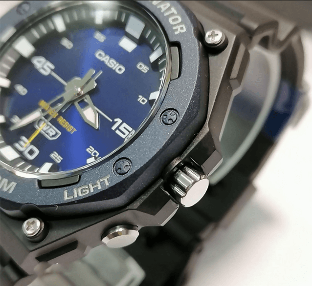 Casio MW-620H-2A – Orologio da Uomo Analogico con Cinturino in Resina, Quadrante Blu, 100 ATM in Orologi da polso Loweconomy - Marineo, commercioVirtuoso.it
