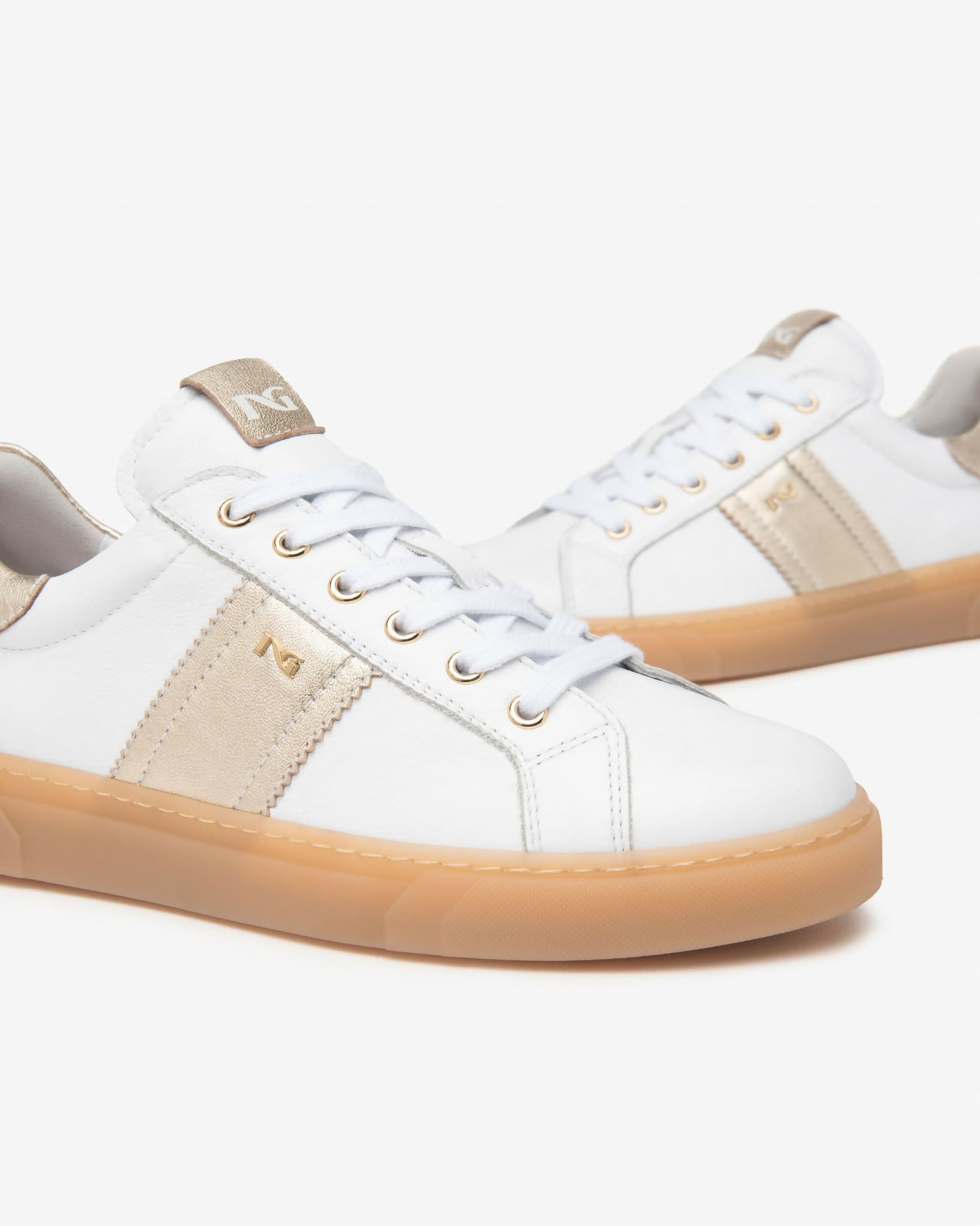 NeroGiardini Donna sneakers in pelle in Sneaker casual Cantali Calzature - Randazzo, commercioVirtuoso.it