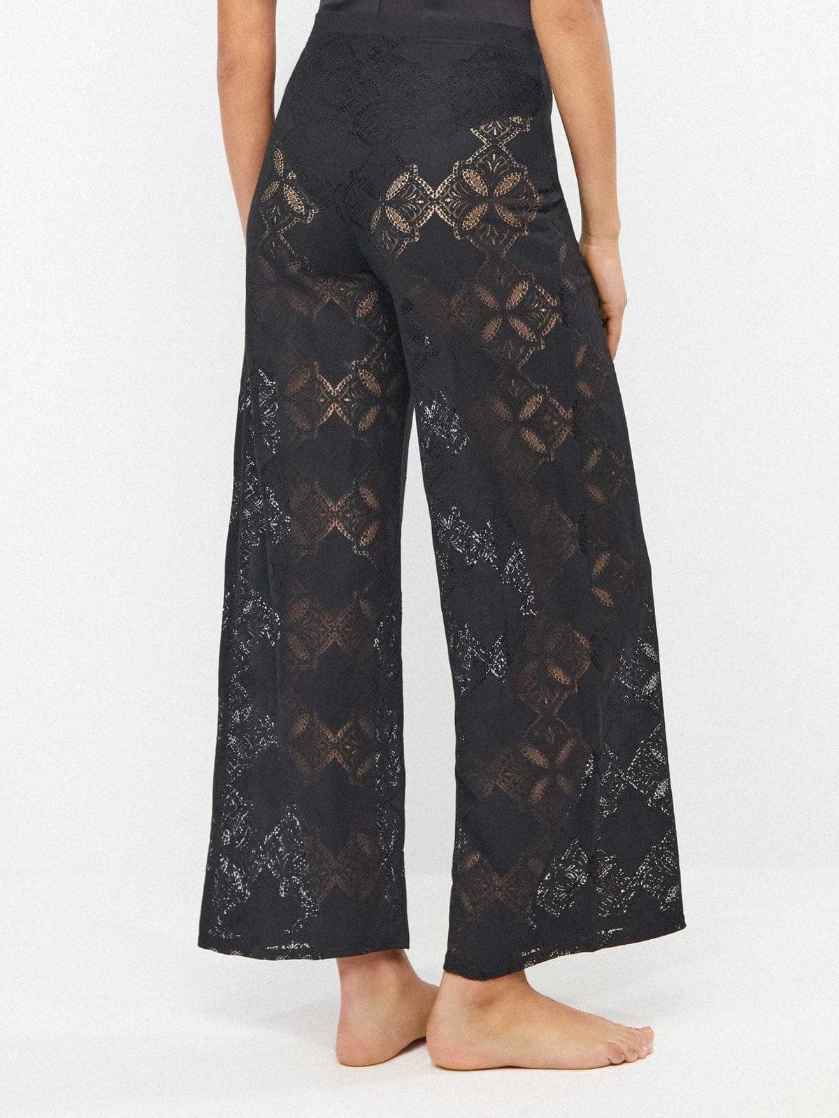 Pantalone Largo Donna Gisela 2/80013B in Cotone Leggero in Autocategorizzazione The King Luxury - San Marcellino, commercioVirtuoso.it