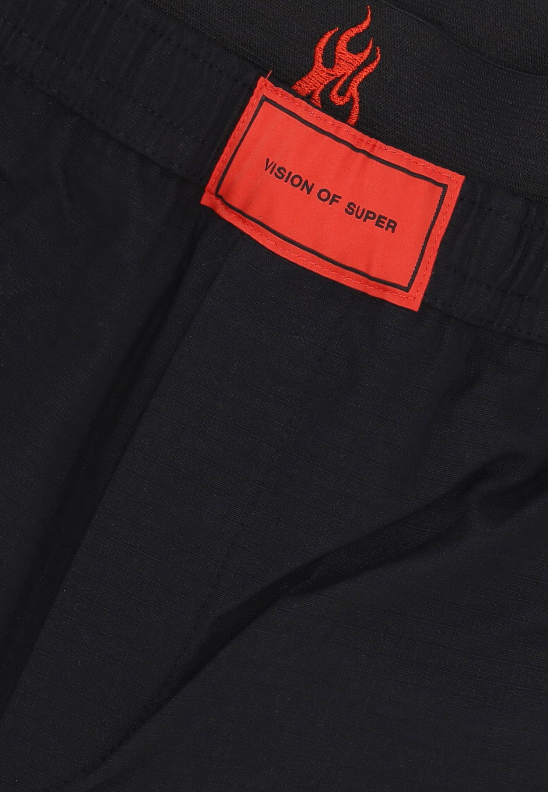 VISION OF SUPER Pantalone Lungo Uomo Flames Pants Black da uomo in Pantaloni Drestige - Casamassima, commercioVirtuoso.it