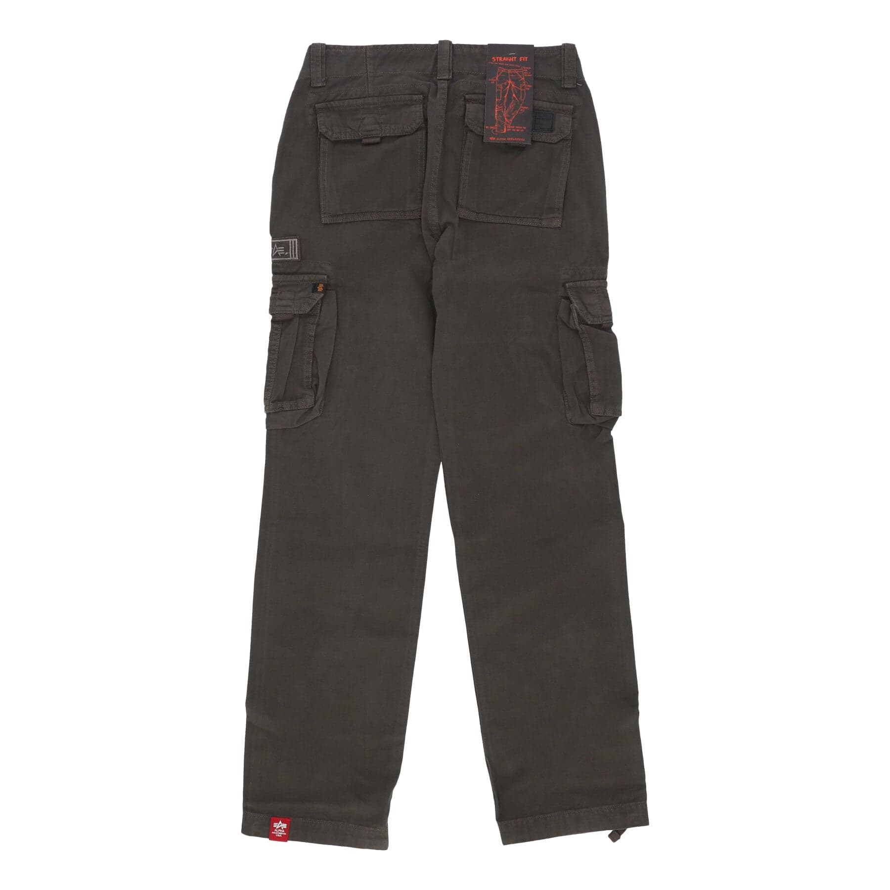ALPHA INDUSTRIES Pantalone Lungo Uomo Jet Pant Grey Black da uomo in Pantaloni Drestige - Casamassima, commercioVirtuoso.it