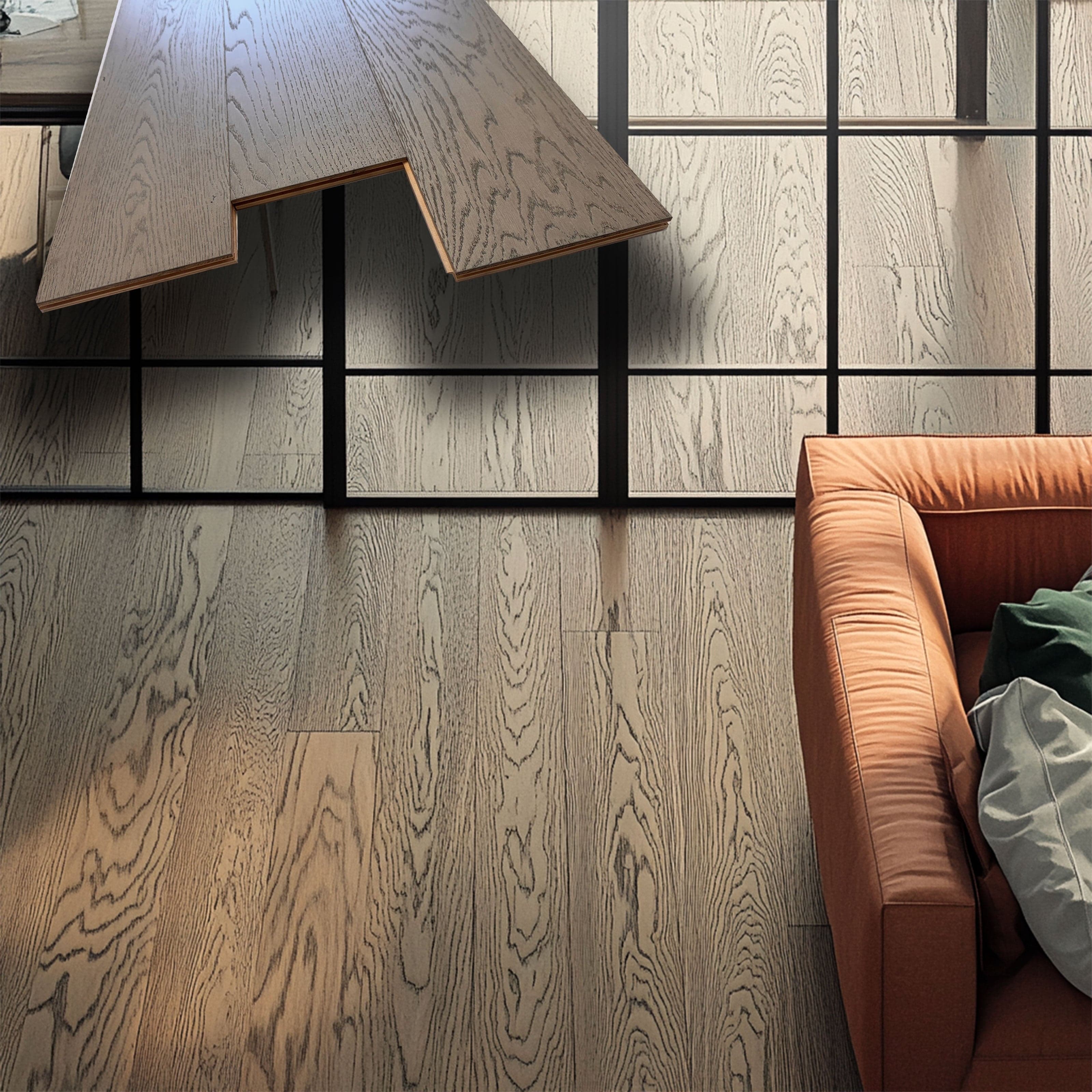 €32,99MQ *MEGA STOCK* Lotto da 86mq di Listone prefinito ROVERE Waterperry Vern. bisell. Spazz. 15,5x180x700/1800mm (4 nobile) - Eternal Parquet