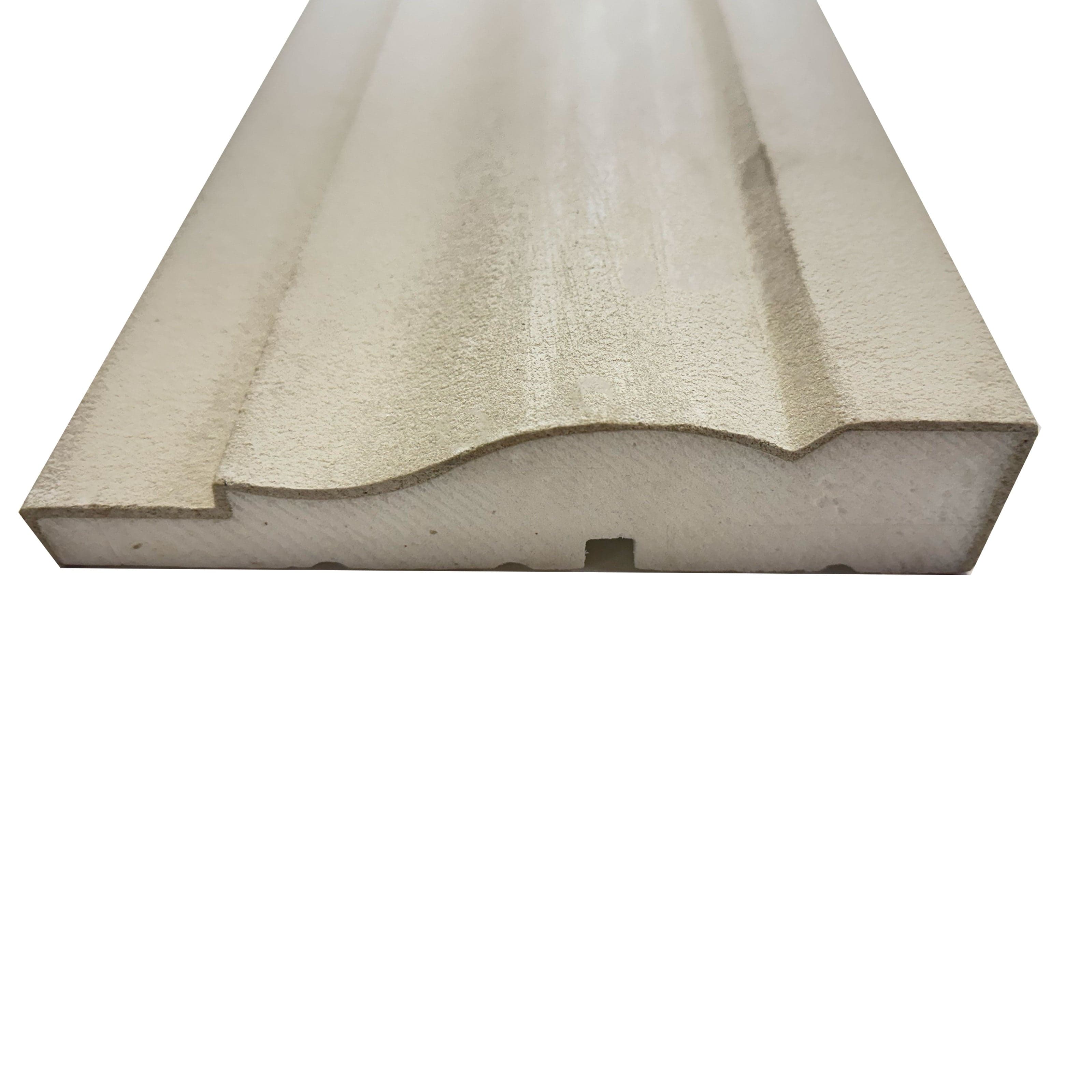 €16,99ml *** STOCK ***. Pacco da 14ml di cornice decorativa in XPS Resinata per esterno 19X6,5X200cm  PD136 - Eternal Parquet