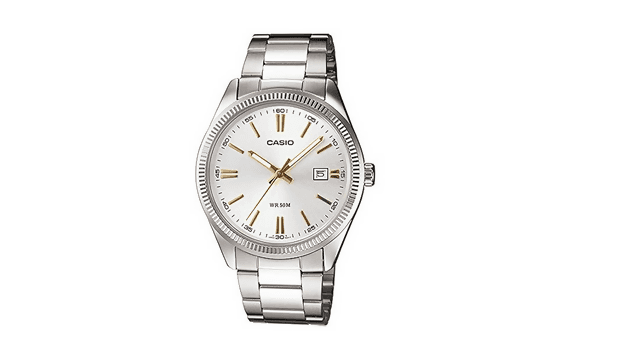 Orologio da uomo casio MTP-1302D-7A2V cinturino in acciaio inossidabile