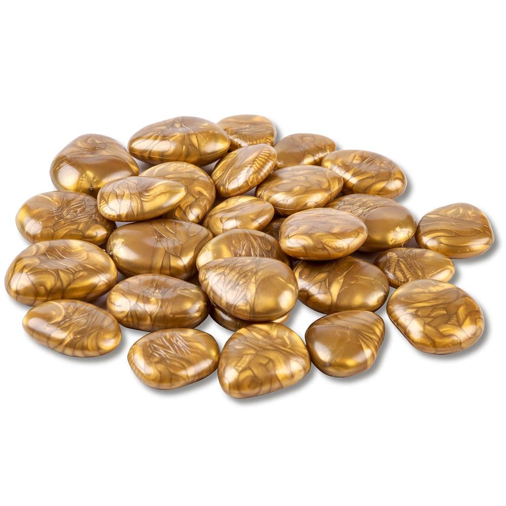 Sassi decorativi in plastica riciclata "re-pebbles" ciottoli antiusura da esterno ed interno - 33