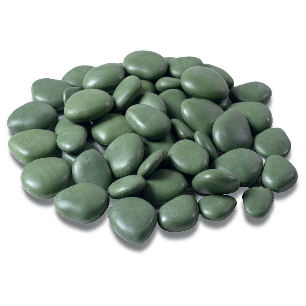 Sassi decorativi in plastica riciclata "re-pebbles" ciottoli antiusura da esterno ed interno - 27