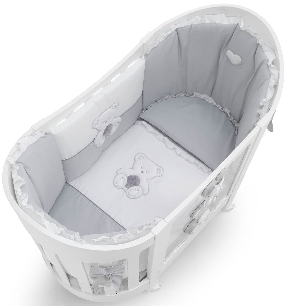 Set Lenzuola Lettino Italbaby Peluche Ovale 3Pz in Completi da lettino con sbarre La Casa Del Bebè - Napoli, commercioVirtuoso.it