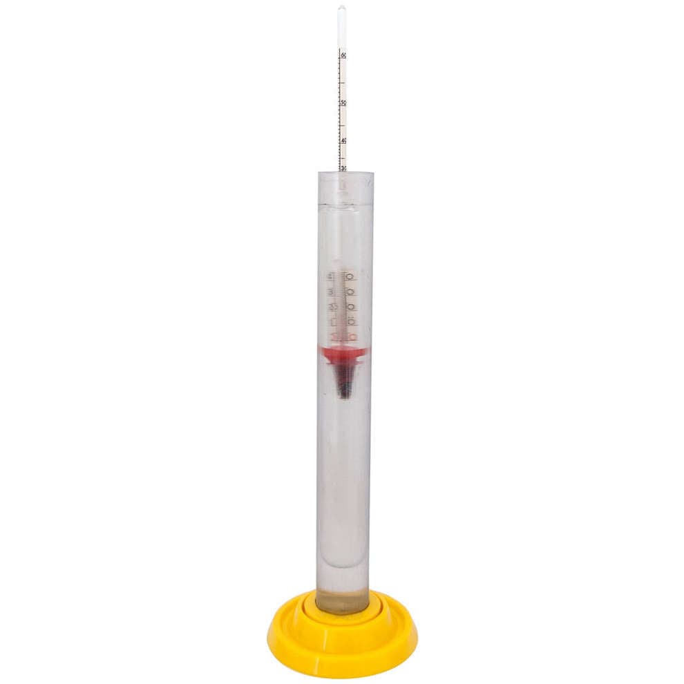 Alcoolometro "Tralles" con termometro per misurazione graduazione alcolica h 35,5 cm in Termometri La Zappa - Altamura, commercioVirtuoso.it