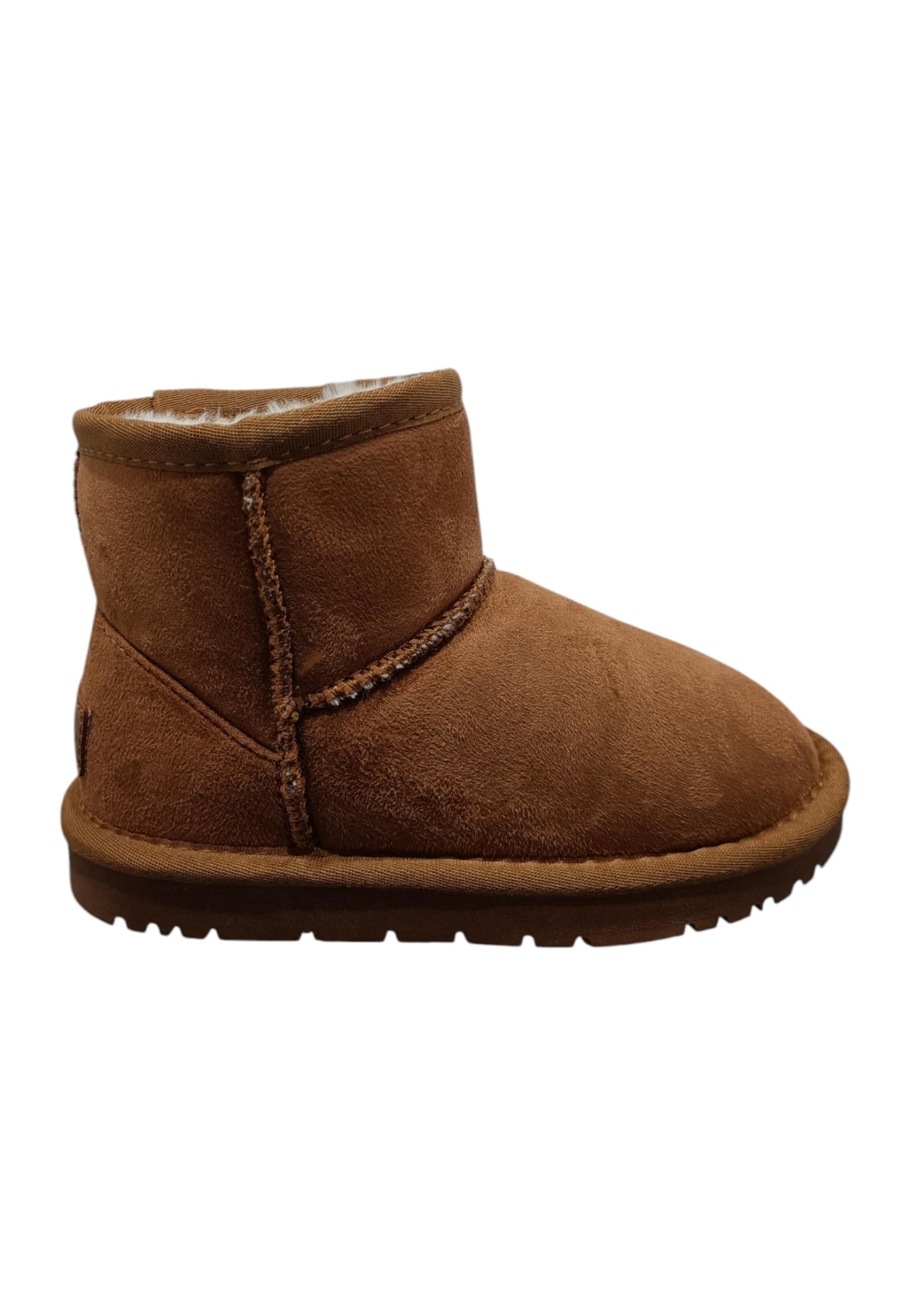 Stivaletti bambina Grunland Junior Crom marrone suede - Stile caldo con elastico - 6