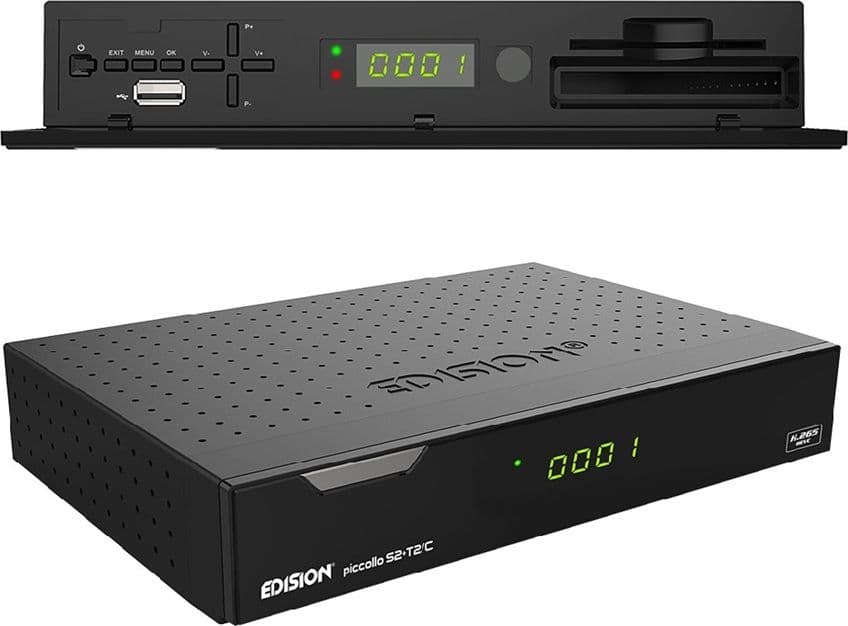 Edision Piccollo S2+T2/C H.265 Combo e MODULO CAM CI+ KABELIO con 3 mesi di accesso gratuito in Client Streaming DFP Elettronica Store - Scafati, commercioVirtuoso.it
