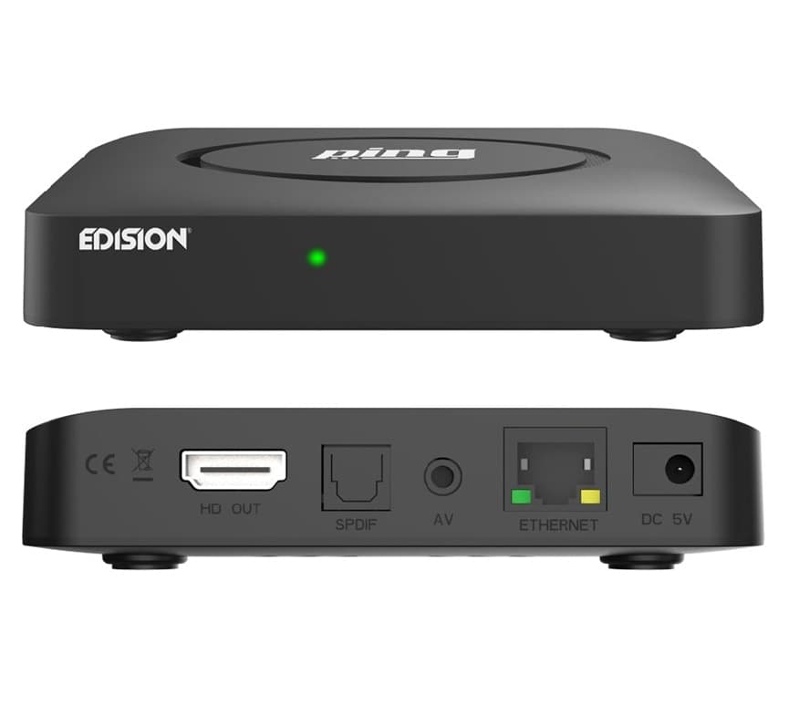 EDISION PING OTT H.265 Media Player Wifi in Client Streaming DFP Elettronica Store - Scafati, commercioVirtuoso.it