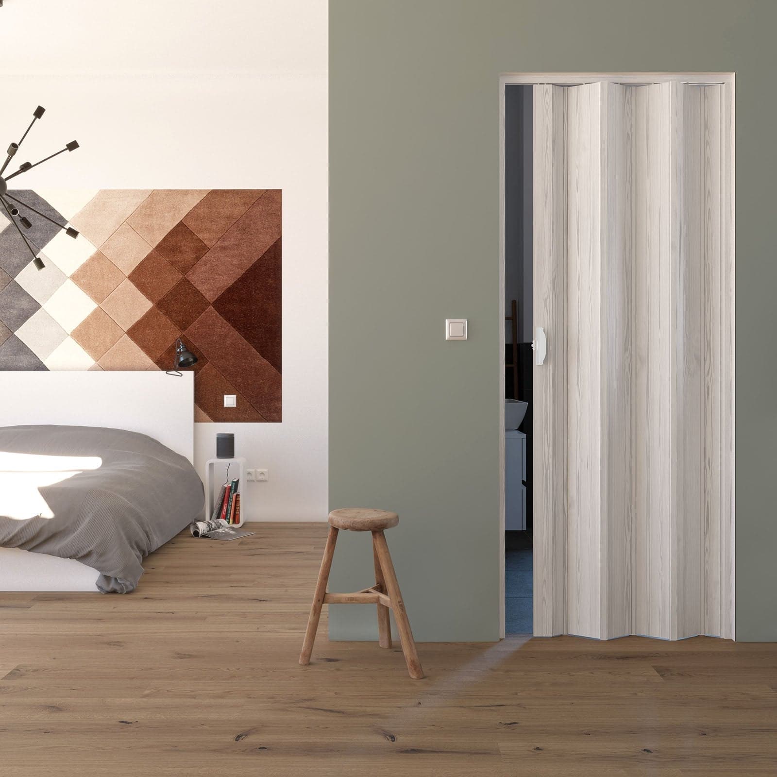 Porta a soffietto "Luciana" da Interno 88,5 x h 214 cm in PVC "Made in Italy" - 19