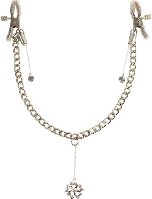 Pinze per Capezzoli Ciondoli CrystaClip Morsetti Costrittivi bondage fetish BDSM in prodotto Erosdom - Palmi, commercioVirtuoso.it