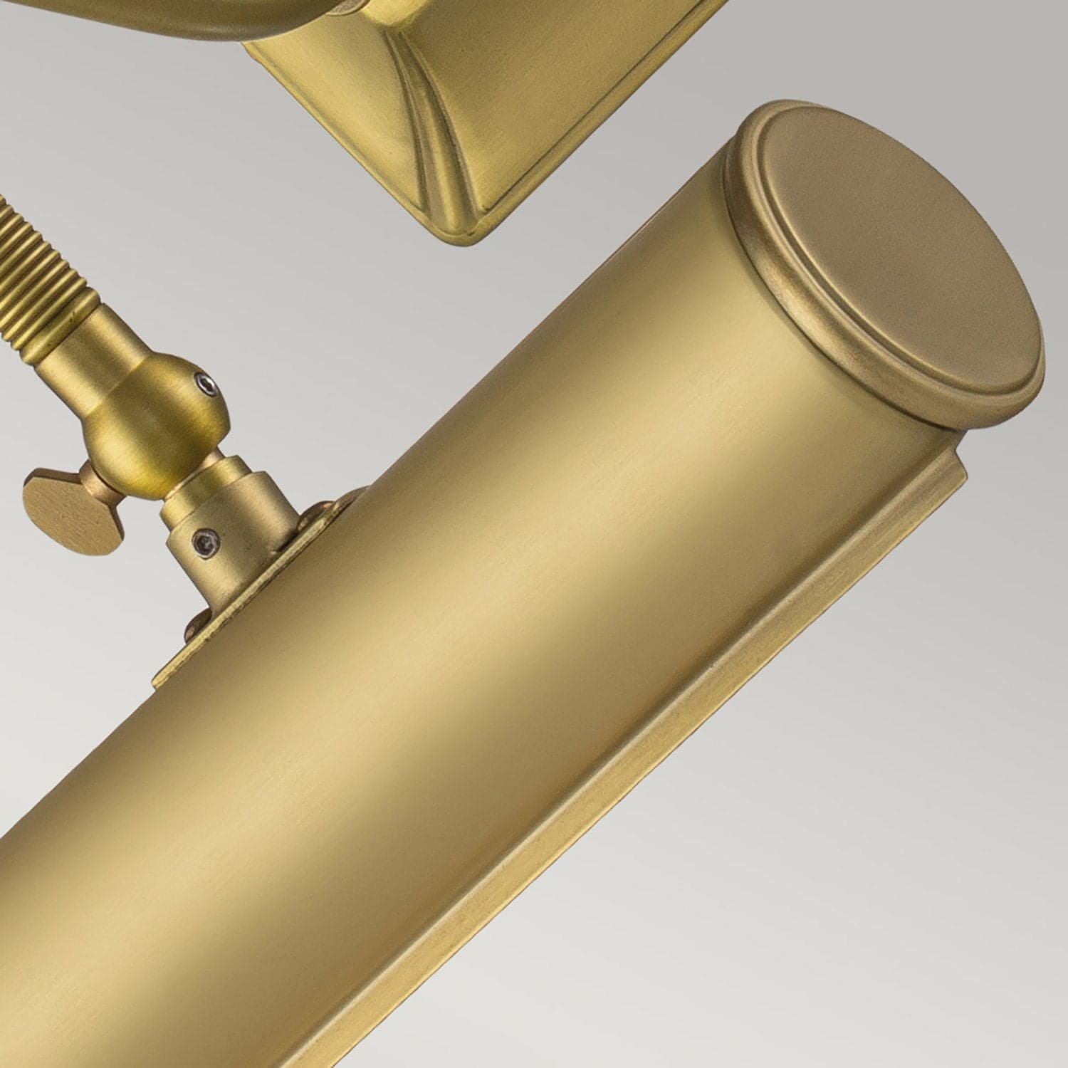 Applique Classica Picture Light Acciaio Ottone Spazzolato 1 Luce E14 in Applique LuceArt - Montecorvino Pugliano, commercioVirtuoso.it
