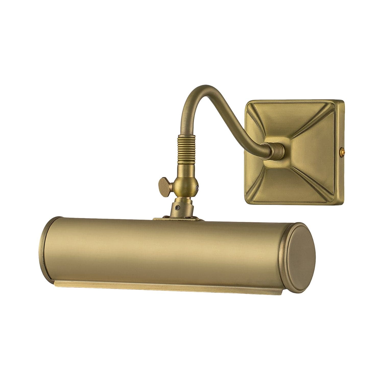 Applique Classica Picture Light Acciaio Ottone Spazzolato 1 Luce E14 in Applique LuceArt - Montecorvino Pugliano, commercioVirtuoso.it
