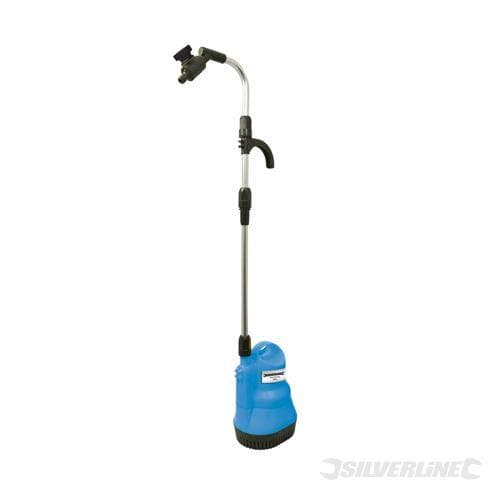 Pompa sommersa con barile acqua piovana attacco 1/2" Silverline 400W